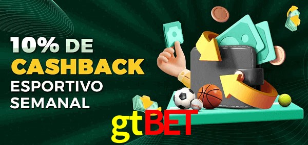 10% de bônus de cashback na gtbet